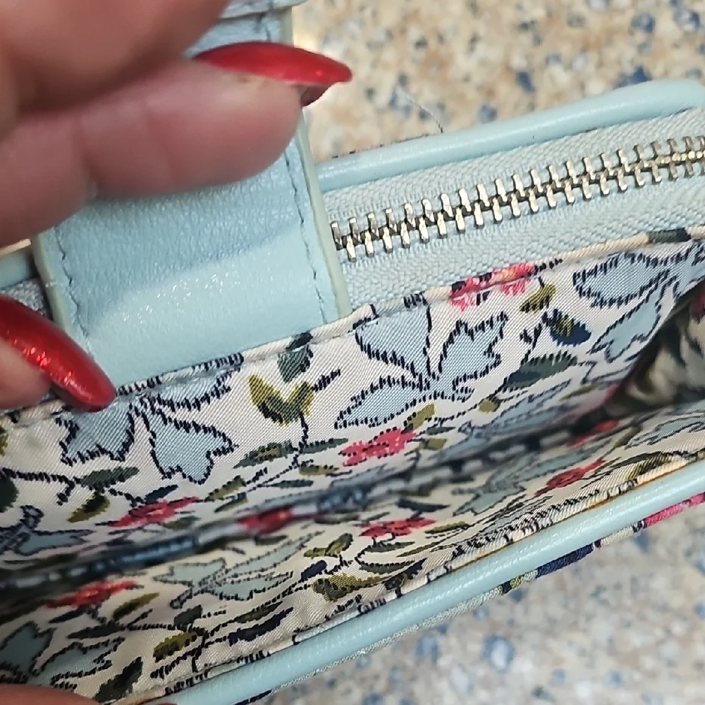 Vera Bradley Floral Quilted Wallet with Strap